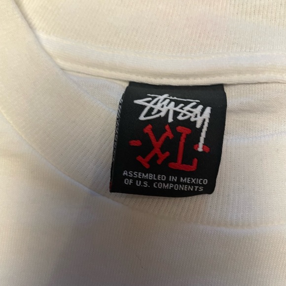 Brand new never worn Stussy X Josh Cheuse Fishbone Tee XL. - Picture 3 of 3